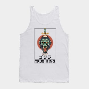 Ture King Gorilla Dagger Tattoo Tank Top